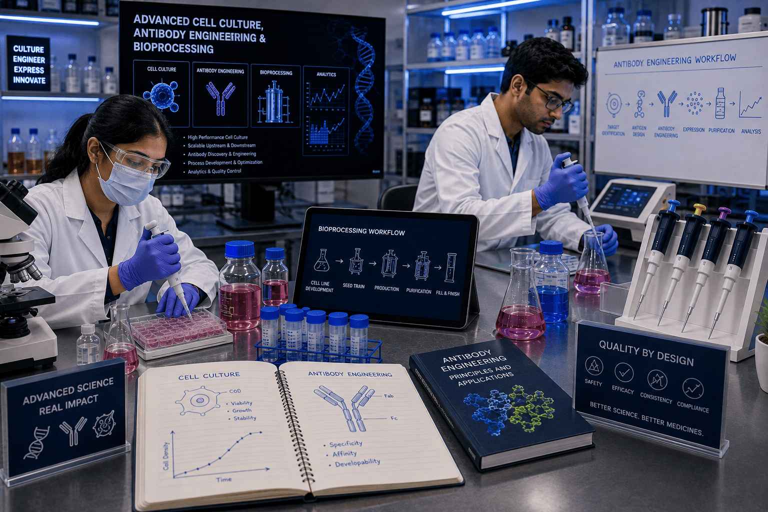 Advanced Cell Culture, Antibody Engineering & Bioprocessing