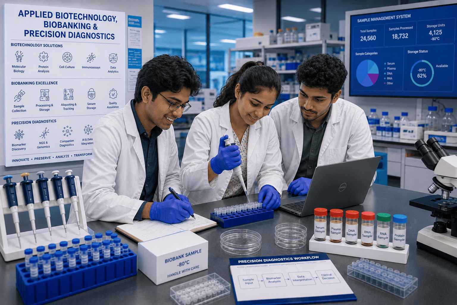 Applied Biotechnology, Biobanking & Precision Diagnostics